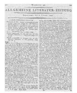 Bibliothek der feinen Welt. Leipzig: Meissner 1799