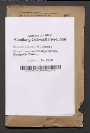 Erblasser: Bartholdus, Anton: