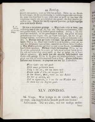 XLV. Zondag. - XLIX. Zondag.