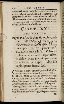 Caput XXI. - Caput XXVII.