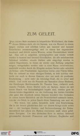 Zum Geleit