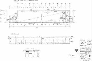 Stuttgart Hbf: Empfangsgebäude BASA-Gebäude Schalplan Decke über 1.OG
