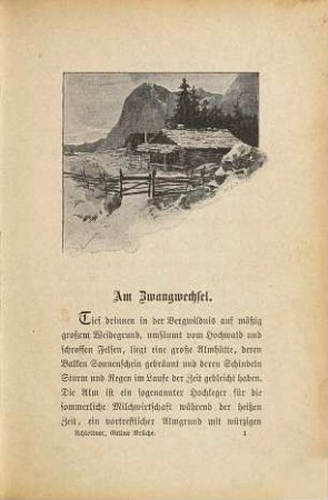 Grüne Brüche : Schilderungen und Erzählungen aus dem Wild- und Waidmanns leben des Hochgebirges