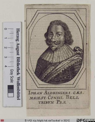 Bildnis Johann, 1627 Freiherr / 1632 Graf von Aldringen (eig. Aldringer)