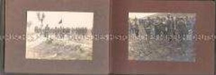 Kleinformatiges Fotoalbum aus dem Ersten Weltkrieg
