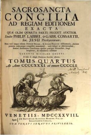 Sacrosancta Concilia Ad Regiam Editionem Exacta, 4. Ab Anno CCCCXXXI. ad annum CCCCLI.