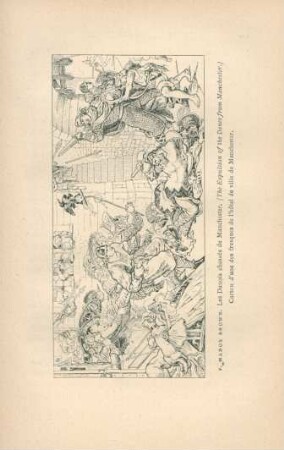 F. Madox Brown. Les danois chassés de Manchester