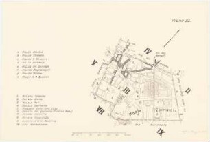 Rom Zum Projekt gehörend: Hermann Jansen, Bebauungsplan der Stadterweiterung: Blatt 3