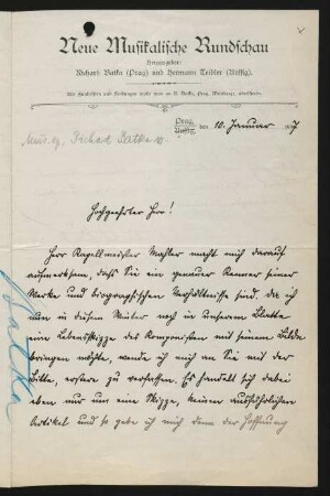 Brief an Max Marschalk : 10.01.1897