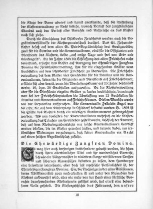 Die Ehrwürdige Jungfrau Domina.