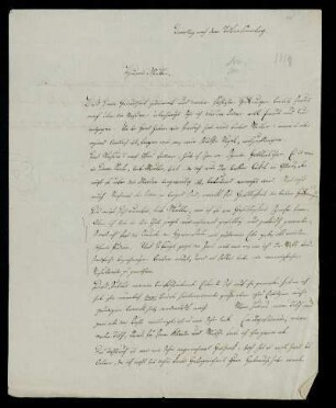 Nr. 11: Brief von Karl Otfried Müller an seine Mutter, Ohne Ort, 24.11.1818