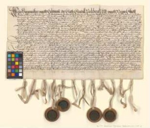 Altmärkische und prignitzsche Städte verschreiben sich der altmärkischen Ritterschaft über 1.000 Taler.
