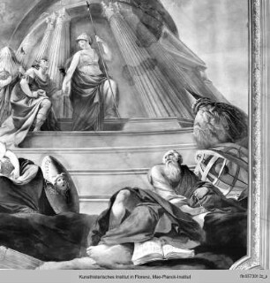 Die Jugend wird zum Tempel der Tugend geführt