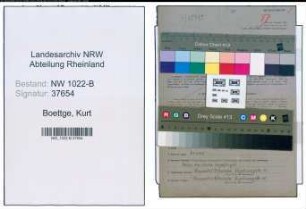 Entnazifizierung Kurt Boettge , geb. 08.04.1920 (Kaufmaennischer Angestellter)