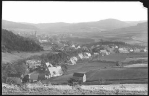 Geising. Blick auf Geising