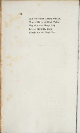 An die Geliebte (unvollständig)
