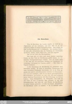 Die Bewohner.