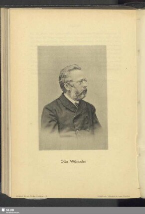 Friedrich Otto Wünsche : Gedächtnisrede