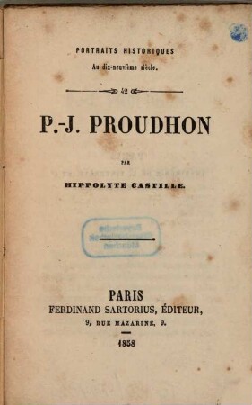 P.-J. Proudhon