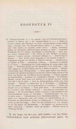 Hoofdstuk XV. De Luitenant-Generaal D. J. de Eerens komt als Luitenant -Gouverneur-Generaal te Batavia aan ...