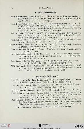 Griechische Münzen (Nr. 788-874)