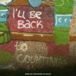 I ' LL Be Back to COUNTINue