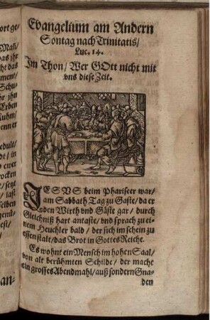 Evangelium am Andern Sontag nach Trinitatis/ Luc. 14.
