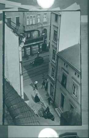 Straßenecke in Elbing (1931)