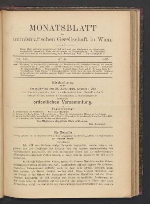 Nr. 141. April. 1895