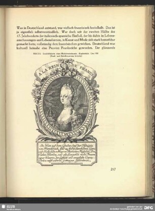 Geschäftskarte eines Modewarenhauses [A la reine de France]