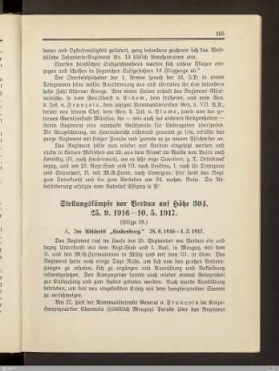 Stellungskämpfe vor Verdun auf Höhe 304