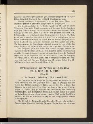 Stellungskämpfe vor Verdun auf Höhe 304