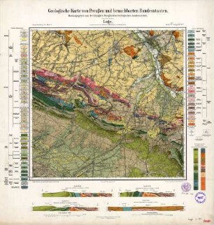 [4018] Lage, Geologische Karte von Preußen und benachbarten Bundesstaaten