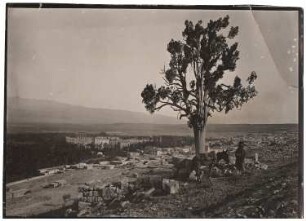 Landschaft mit Ruinen, Baalbek: Landschaftsdarstellung