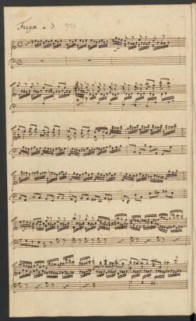 Fugen; cemb; C-Dur; BWV 953