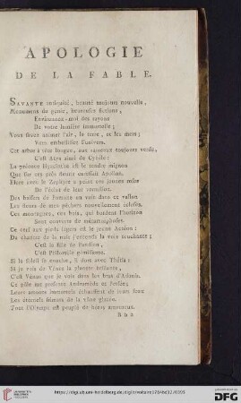 Apologie de la fable