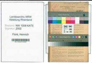 Entnazifizierung Heinrich Floré , geb. 11.08.1898 (Gemeindeinspektor)