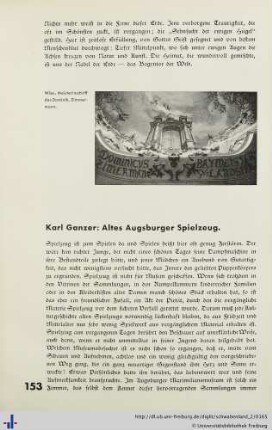 Altes Augsburger Spielzeug.