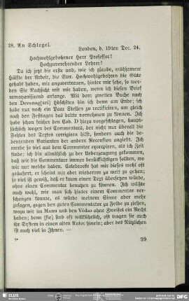 Christian Lassen an August Wilhelm von Schlegel, London, 19.12.1824