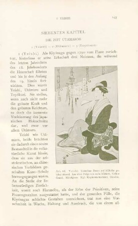 Siebentes Kapitel. Die Zeit Utamaros