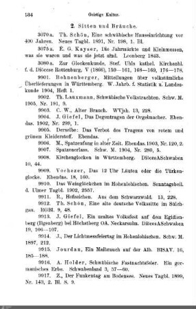 2. Sitten und Bräuche