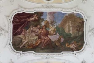 Decke des Gartenkabinetts — Apollo und Diana