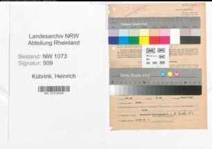 Entnazifizierung Heinrich Kobrink , geb. 26.04.1908 (Kommunalbeamter)