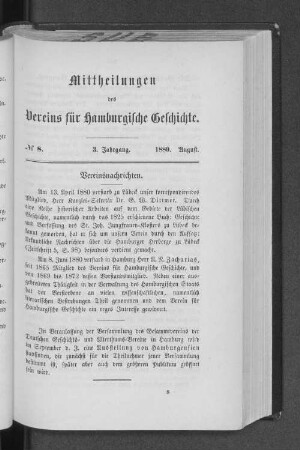 No. 8, 1880. August