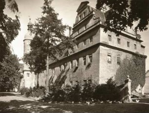 Zabeltitz. Altes Schloss (1591). Ansicht von Südwesten