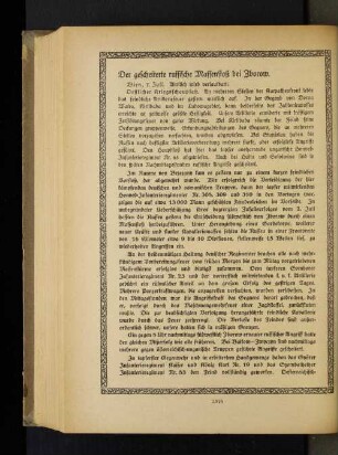 Der gescheiterte russische Massenstoß bei Zborow.