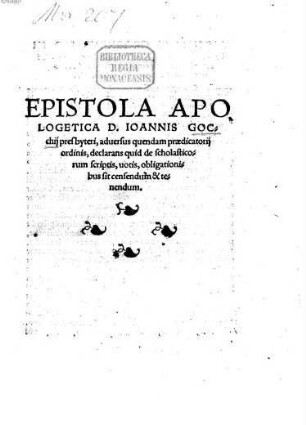 Epistola apologetica
