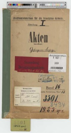 Gefangenenfürsorge. Nebenstück: Bd. 16