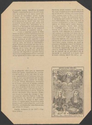 Revelación hecha a Santa Brigida y Santa Isabel