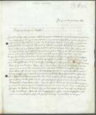 Brief von Josef Dittrich an August Emanuel Fürnrohr